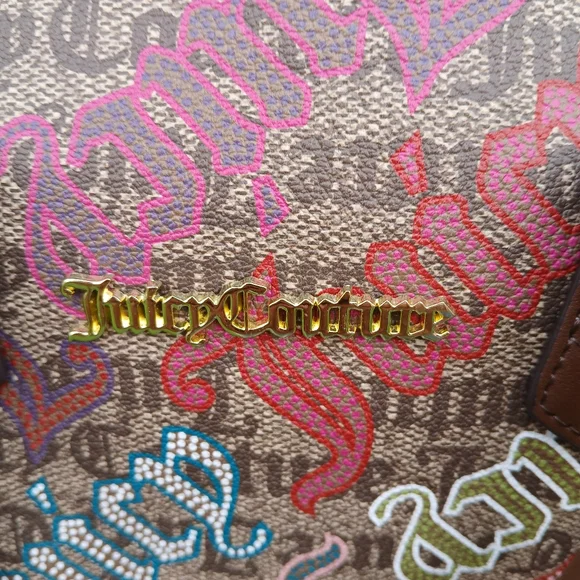 Juicy Couture Multicolor Logo Satchel Bag - Picture 4 of 7